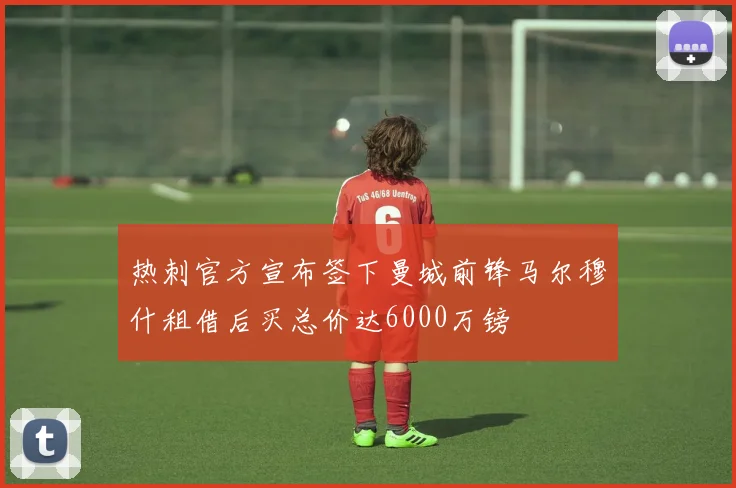 热刺官方宣布签下曼城前锋马尔穆什租借后买总价达6000万镑